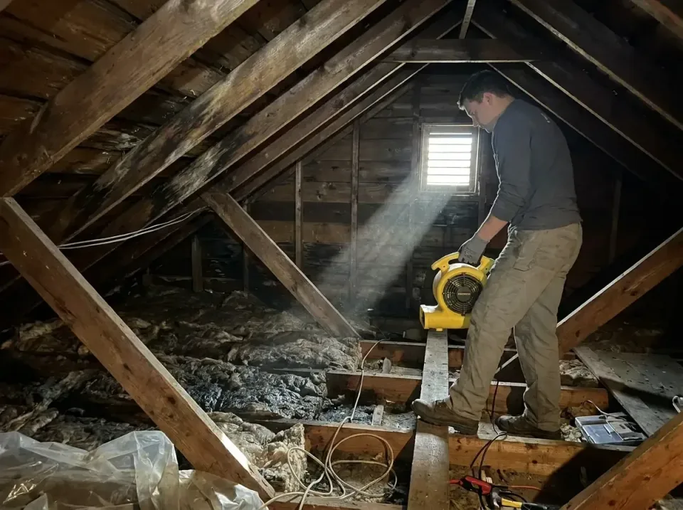 attic-water-damage-drying-proc-007 — frequently asked questions, Emergency Water Extraction & 24/7 Flood Response in Perry,…